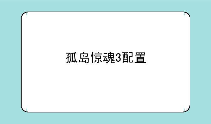 孤岛惊魂3配置